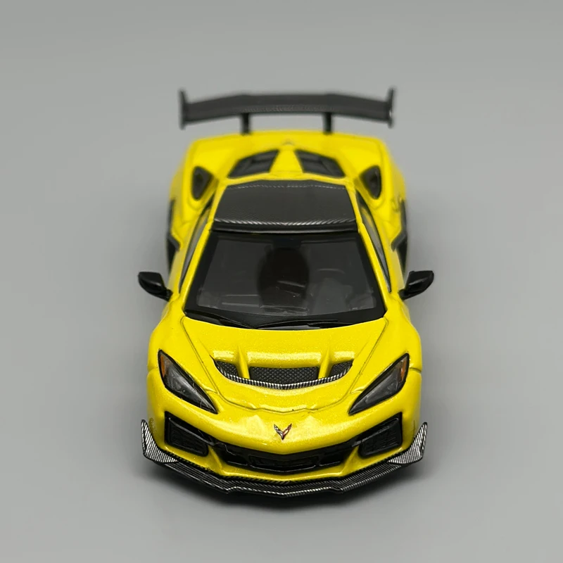 MINIGT 1:64 NISSAN R35 Matte Grey Lamborghini Aventador Martin DBS White ZR1 Yellow Alloy Car Model 1248 1133 1225 1158