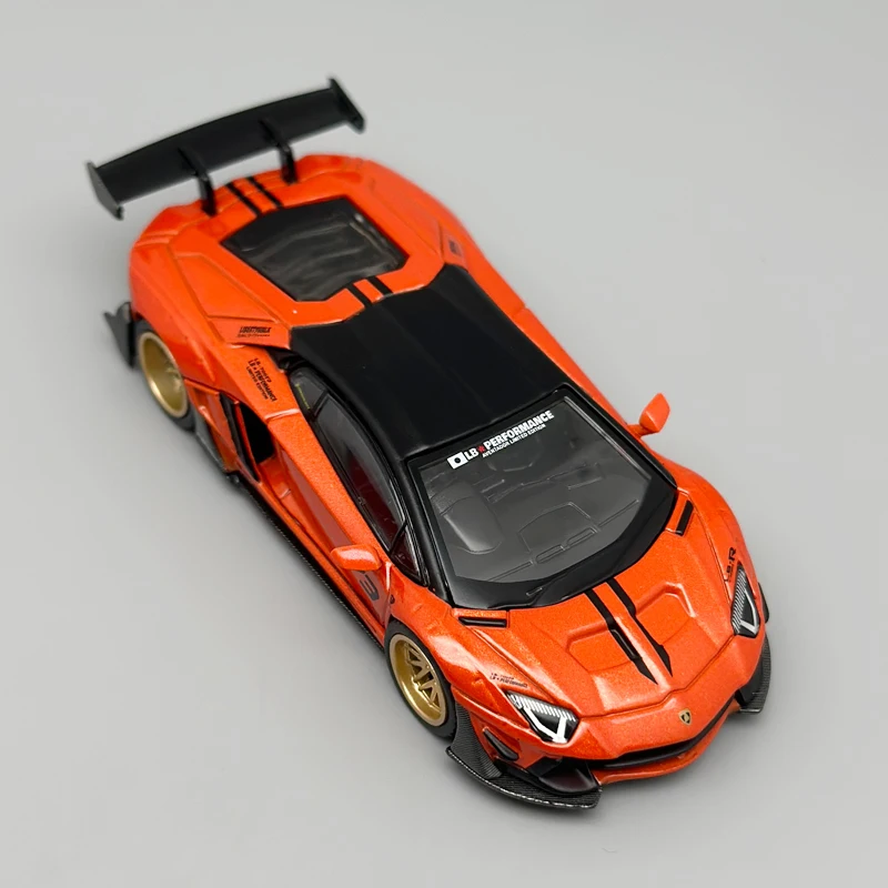 MINIGT 1:64 NISSAN R35 Matte Grey Lamborghini Aventador Martin DBS White ZR1 Yellow Alloy Car Model 1248 1133 1225 1158