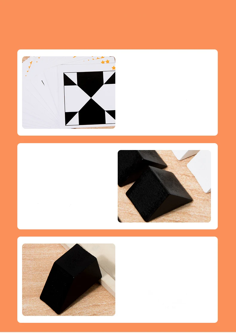Wooden 3D Jigsaw Puzzle Montessori Geometric Shape Puzzles Building Blocks Kids Educational Logical Thinking Training Kids Gift