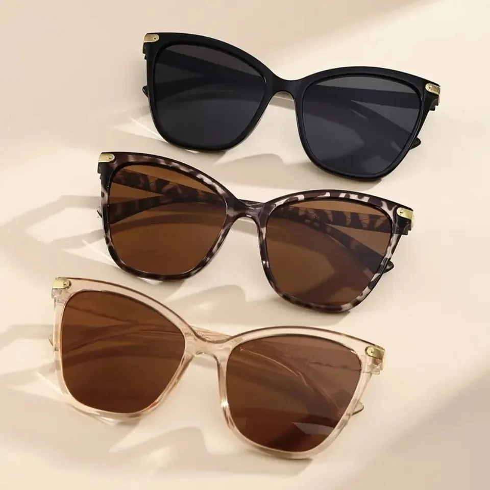 2026 New Model Unisex Fashion Plastic Cat's Eye Frame Sunglasses For Driving Street Photography And Traveling Accessories