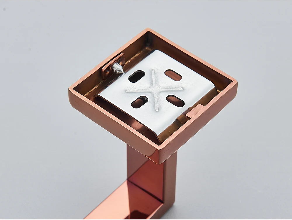 Rose Golden Bath Hardware Set Toilet Accessories Towel Rack Toilet Paper Holder Towel Bar Stainless Steel Bathroom Accessories