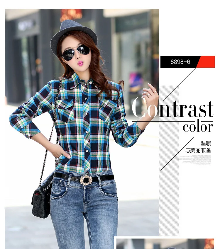 2026 Brand Winter Warm Women Velvet Thicke Plaid Shirt Style Coat Jacket Women Clothes Tops Female Casual Jacket Outerwear