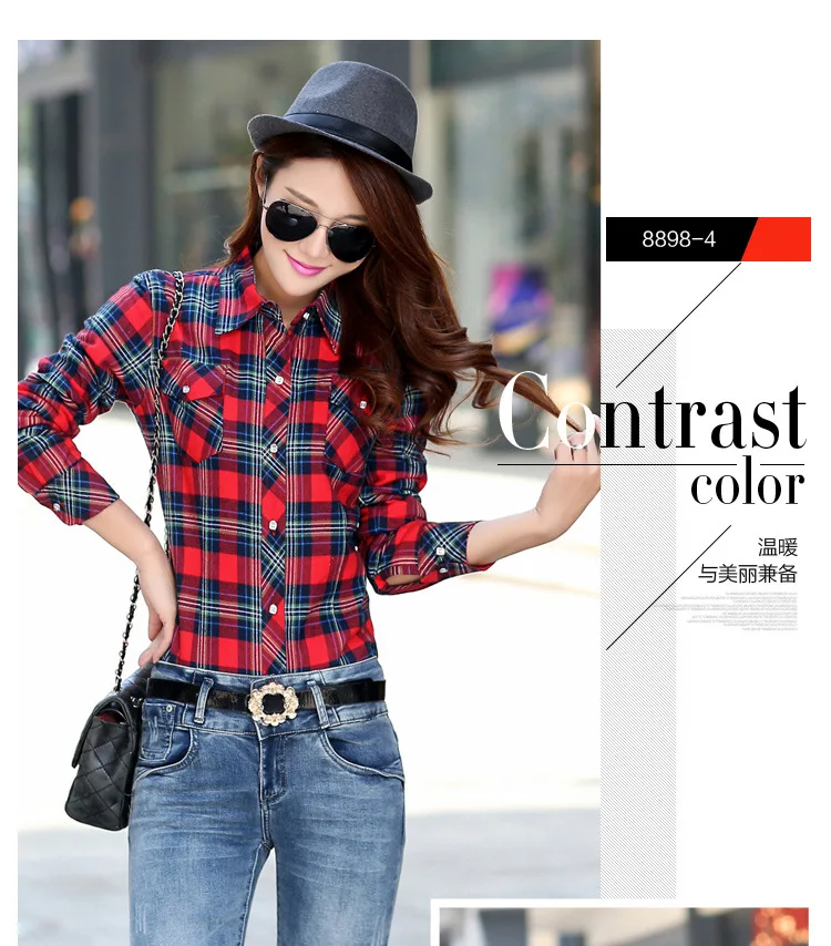 2026 Brand Winter Warm Women Velvet Thicke Plaid Shirt Style Coat Jacket Women Clothes Tops Female Casual Jacket Outerwear