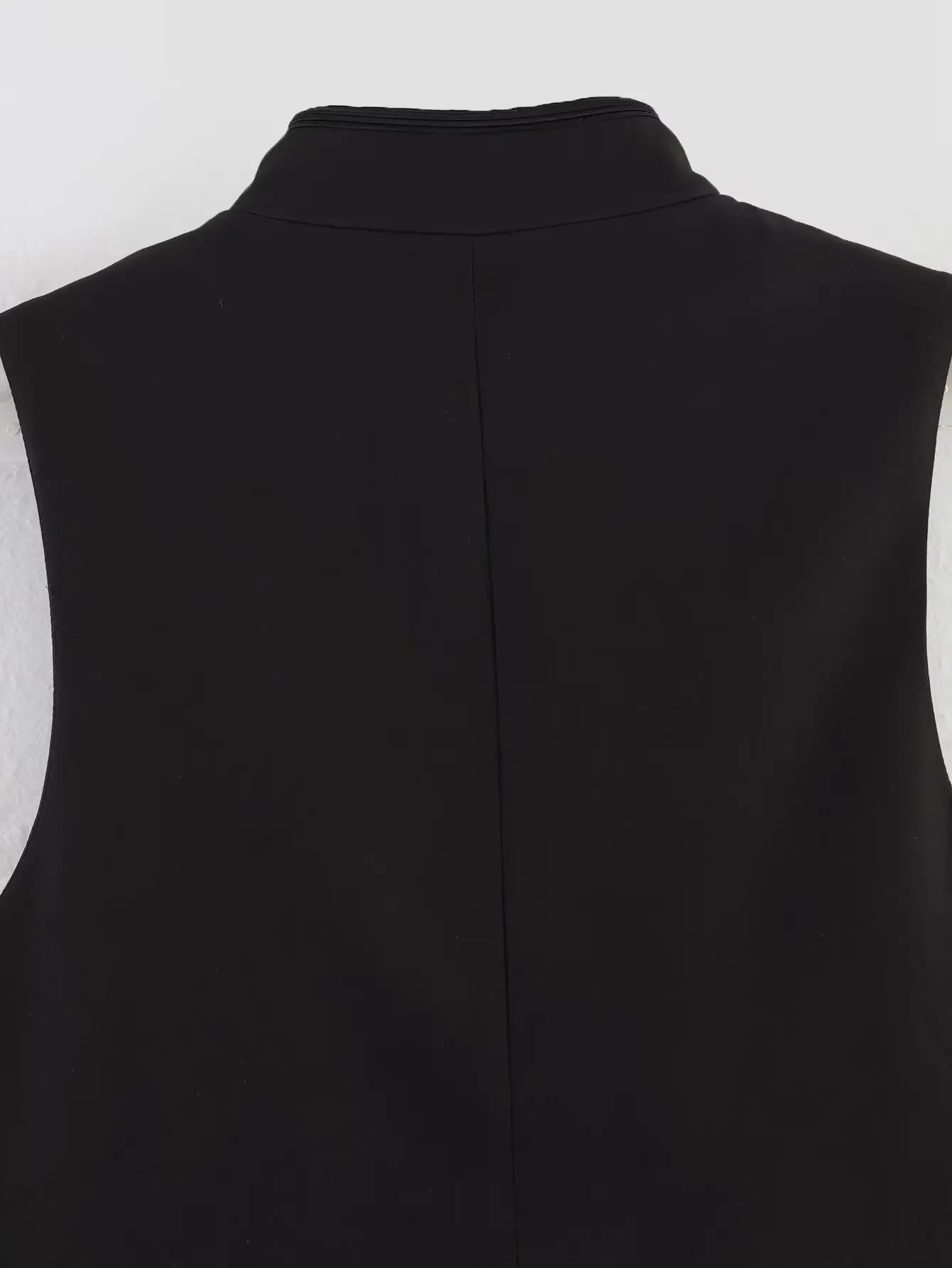 SLTNX Women's Top 2026 Spring New Black Sleeveless Rope Knot Decorative Slim Fit Top Vest Unique Fashion Cool Trendy