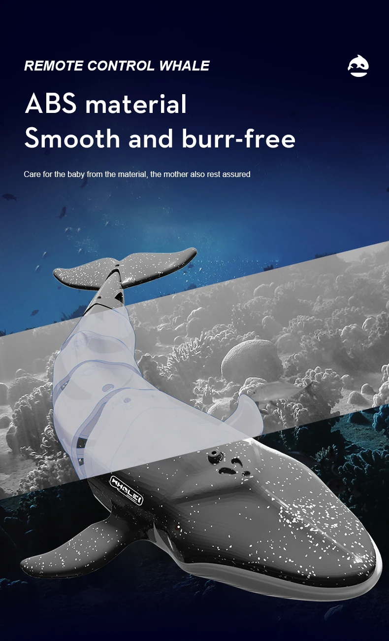 Underwater RC submarine Remote Control Whales shark Submarines Boat toy Ship Diving In Pools Lake Gift water toys for children