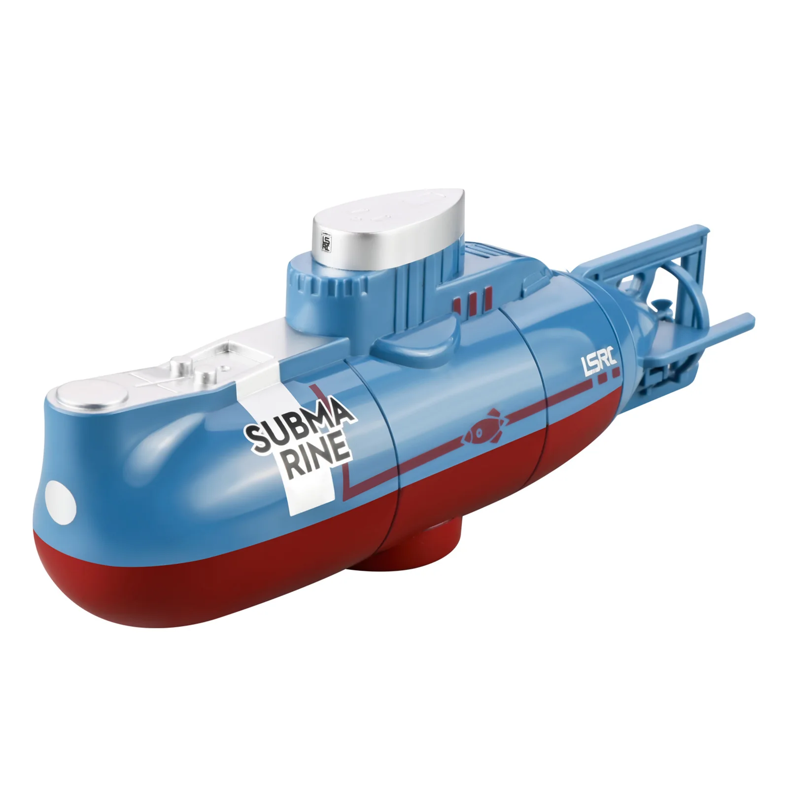 Rc Submarine Mini Boat 0.1M/s Speed Remote Control Boat Waterproof Diving Toy Simulation Model Gift for Kids Boys Girls Child