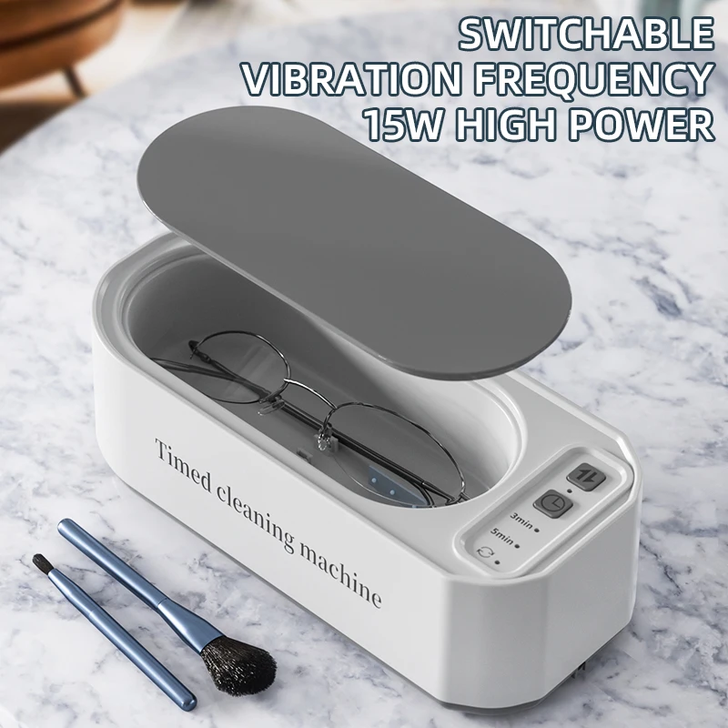 250mAh Ultrasonic Glasses Cleaning Machine Ultrasound Timed Jewelry Toothbrush High Frequency Ultrasonic Cleaner Bath 2026