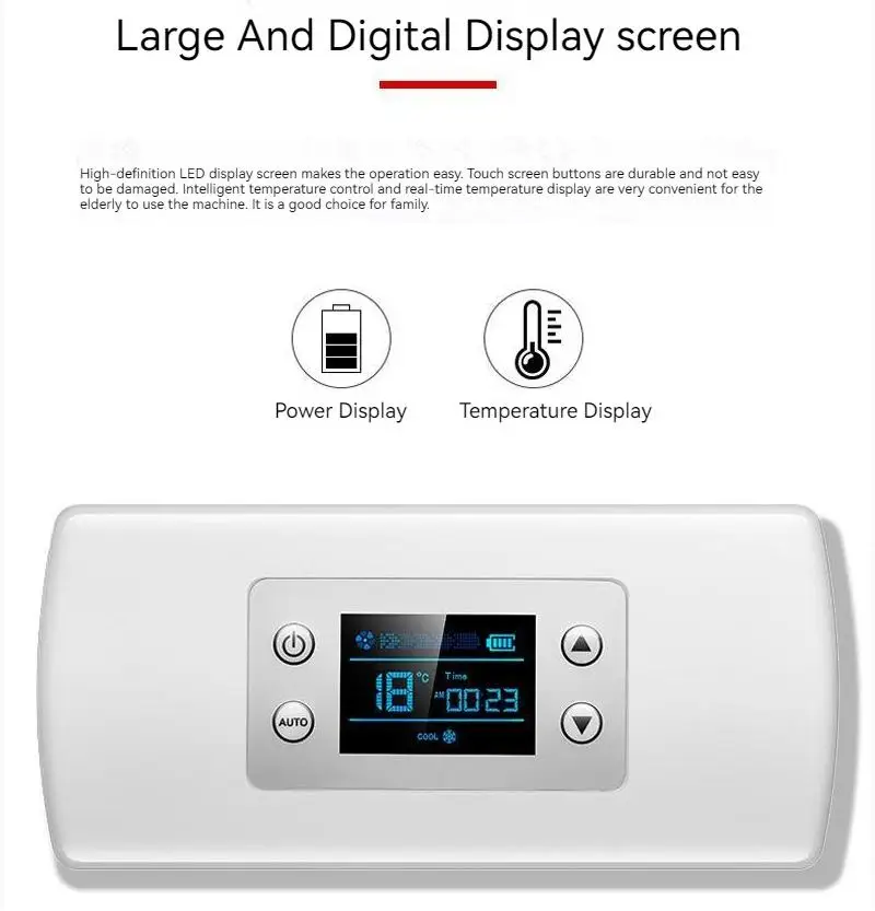 Insulin Cooler USB Mini Refrigerator Box Portable Travel Case With LCD Display For Storage Medicine Home Trave 10200mAh Battery
