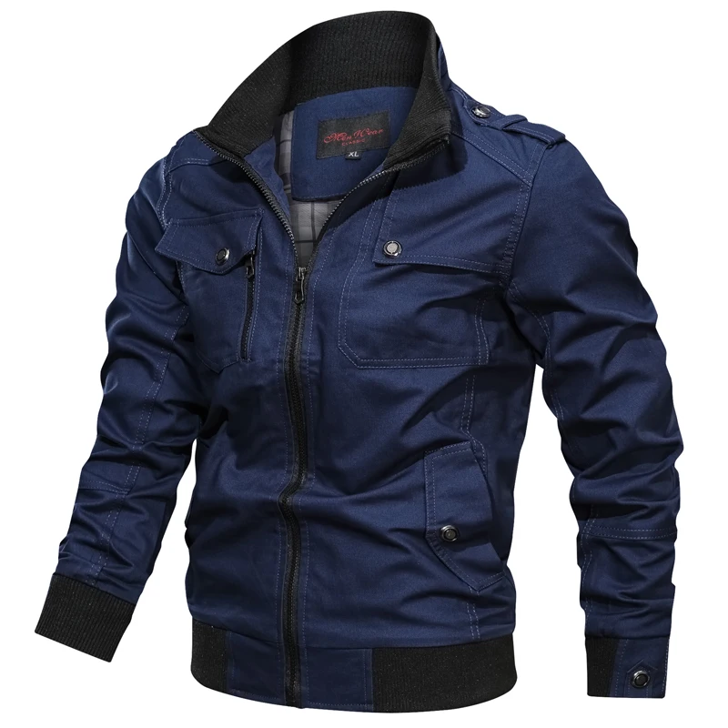 Men Slim Clothing Male Trench Coat Men's Jackets Male Outerwear Oversized High Quality Pure Cotton Casual Jacket Coat
