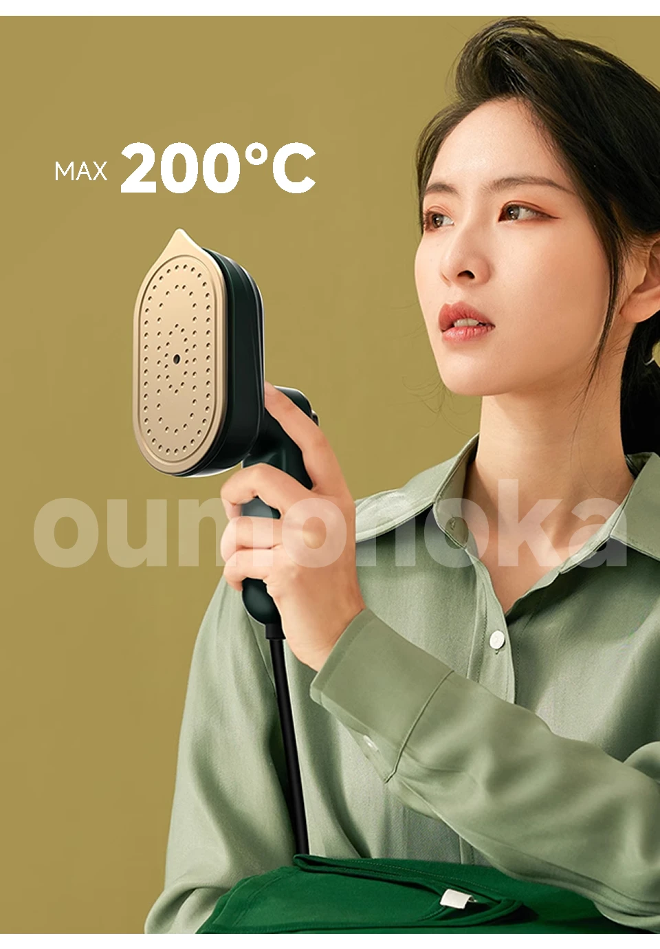 Handheld Garment Steamer Mini Steam Iron Clothes Travel Micro Iron Machine Electric Ironing Clothes Iron Steamer Home Appliance