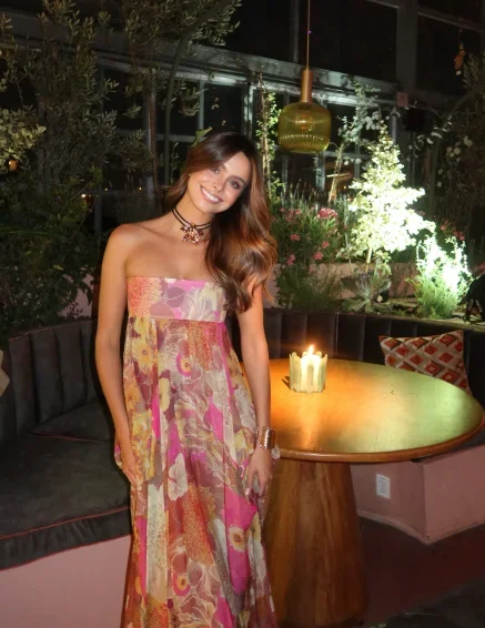 Women Fashion Printed Strapless Maxi Dress Elegant Off Shoulder Backless Sleeveless High Waist Gown Summer New Lady Party Robes