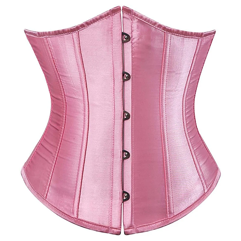 Underbust Corset Sexy Waist Slimming Corset Bustiers Body Shaper for Women Steampunk Lace-up Corset Belt Waist Trainer