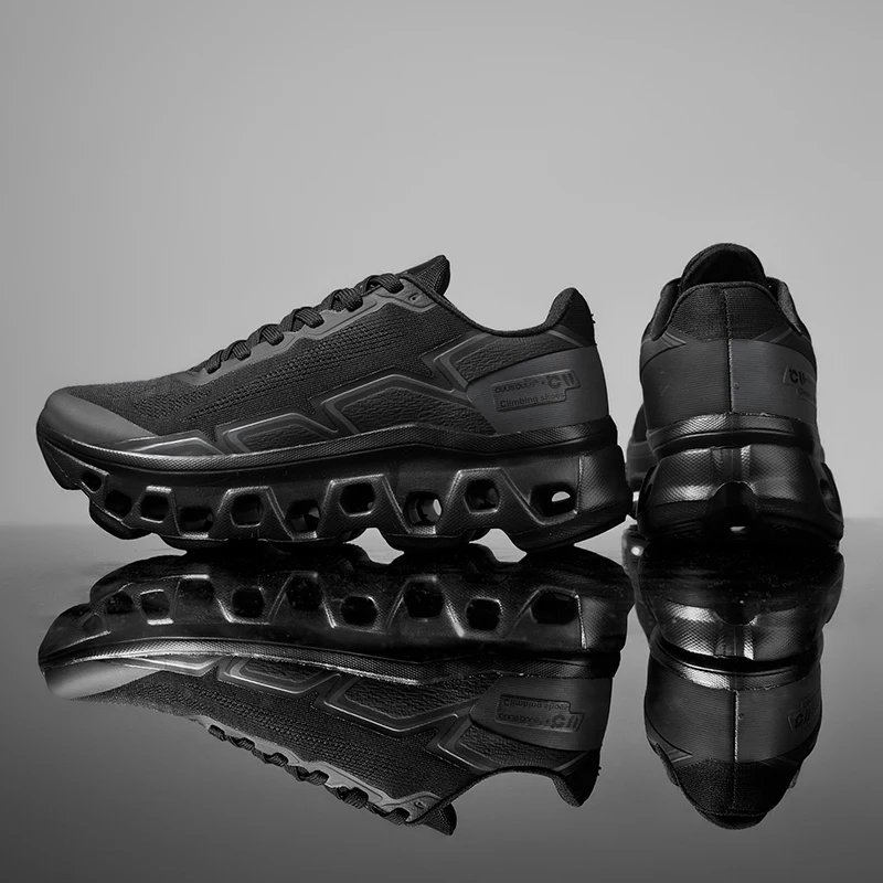 Men's Running Shoes Cushioning Jogging Trainer Race Sneakers Outdoor Breathable Couple Mesh Luxury Shoes Non-Slip Off-road Shoes
