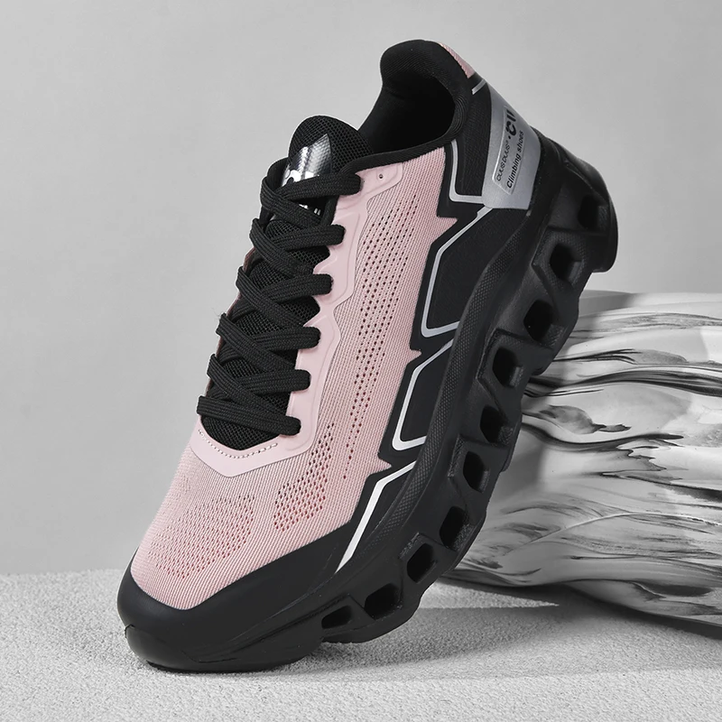 Men's Running Shoes Cushioning Jogging Trainer Race Sneakers Outdoor Breathable Couple Mesh Luxury Shoes Non-Slip Off-road Shoes