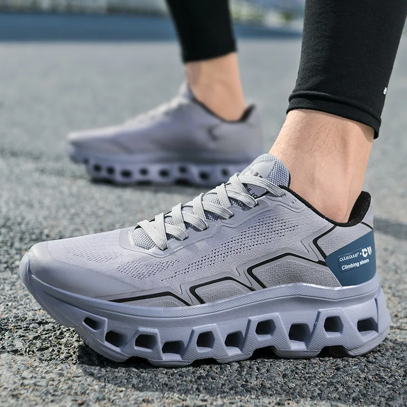 Men's Running Shoes Cushioning Jogging Trainer Race Sneakers Outdoor Breathable Couple Mesh Luxury Shoes Non-Slip Off-road Shoes