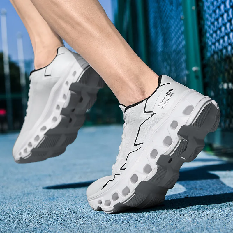 Men's Running Shoes Cushioning Jogging Trainer Race Sneakers Outdoor Breathable Couple Mesh Luxury Shoes Non-Slip Off-road Shoes