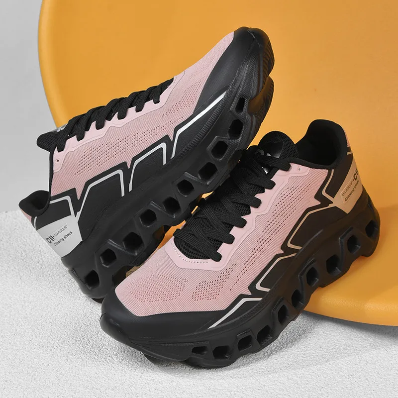Men's Running Shoes Cushioning Jogging Trainer Race Sneakers Outdoor Breathable Couple Mesh Luxury Shoes Non-Slip Off-road Shoes