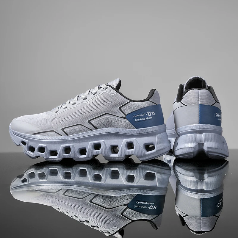 Men's Running Shoes Cushioning Jogging Trainer Race Sneakers Outdoor Breathable Couple Mesh Luxury Shoes Non-Slip Off-road Shoes