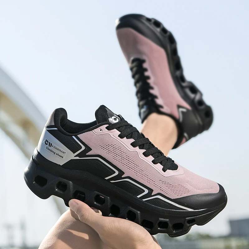 Men's Running Shoes Cushioning Jogging Trainer Race Sneakers Outdoor Breathable Couple Mesh Luxury Shoes Non-Slip Off-road Shoes