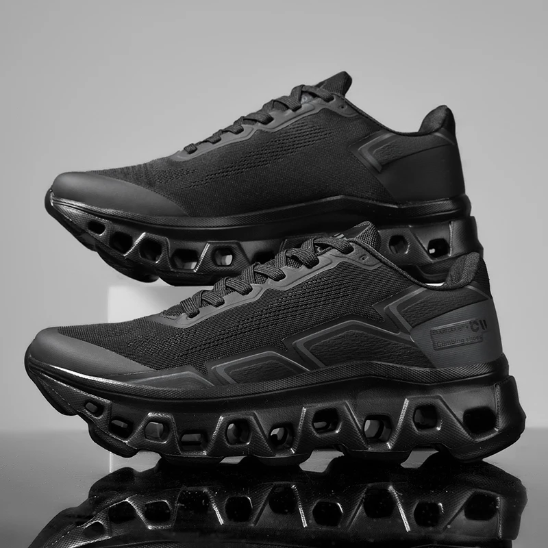 Men's Running Shoes Cushioning Jogging Trainer Race Sneakers Outdoor Breathable Couple Mesh Luxury Shoes Non-Slip Off-road Shoes