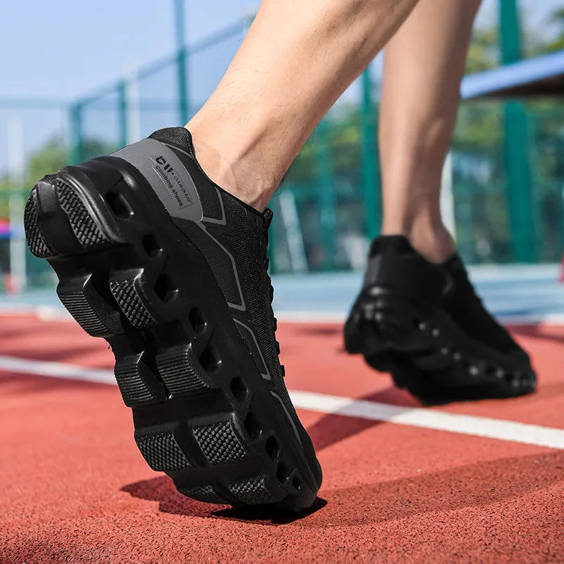 Men's Running Shoes Cushioning Jogging Trainer Race Sneakers Outdoor Breathable Couple Mesh Luxury Shoes Non-Slip Off-road Shoes