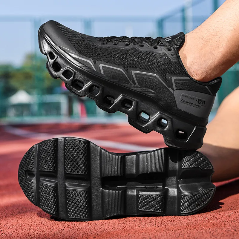 Men's Running Shoes Cushioning Jogging Trainer Race Sneakers Outdoor Breathable Couple Mesh Luxury Shoes Non-Slip Off-road Shoes