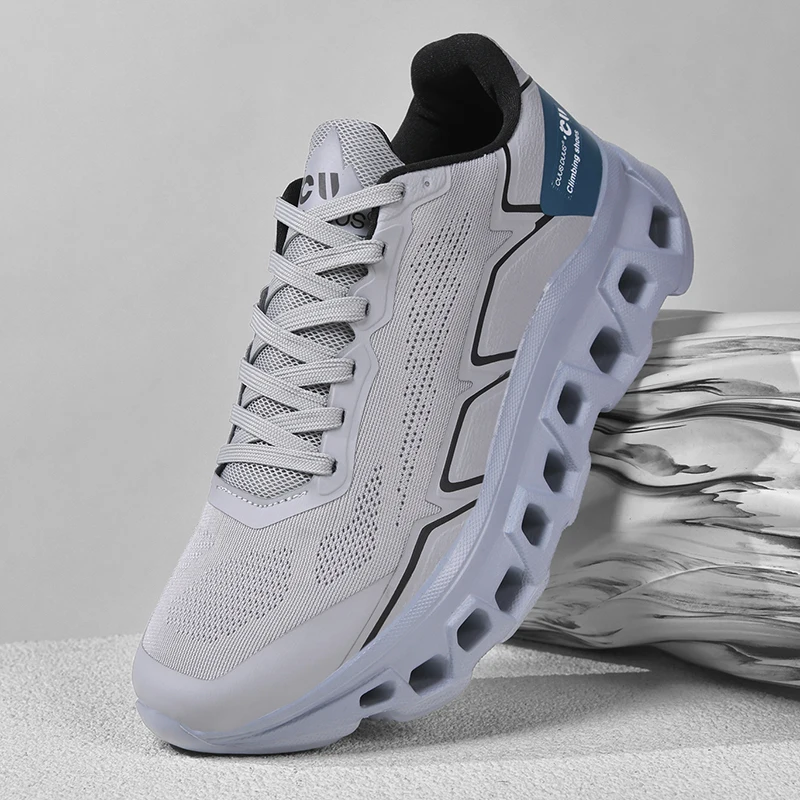 Men's Running Shoes Cushioning Jogging Trainer Race Sneakers Outdoor Breathable Couple Mesh Luxury Shoes Non-Slip Off-road Shoes