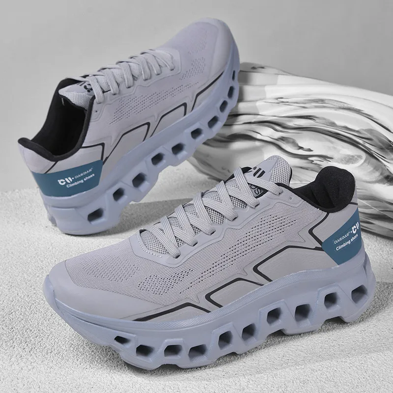 Men's Running Shoes Cushioning Jogging Trainer Race Sneakers Outdoor Breathable Couple Mesh Luxury Shoes Non-Slip Off-road Shoes