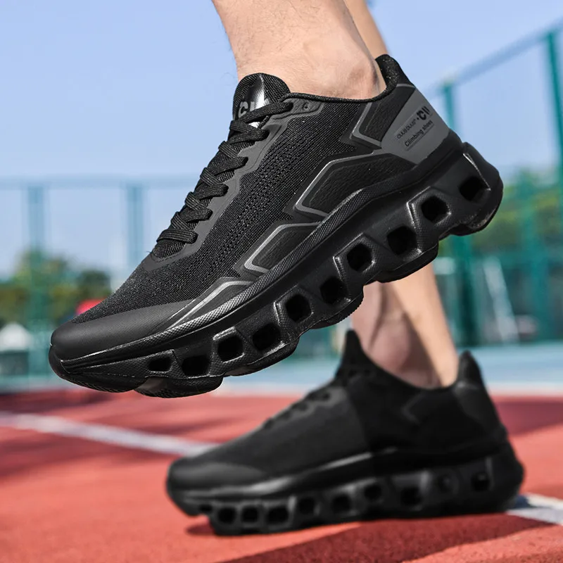 Men's Running Shoes Cushioning Jogging Trainer Race Sneakers Outdoor Breathable Couple Mesh Luxury Shoes Non-Slip Off-road Shoes