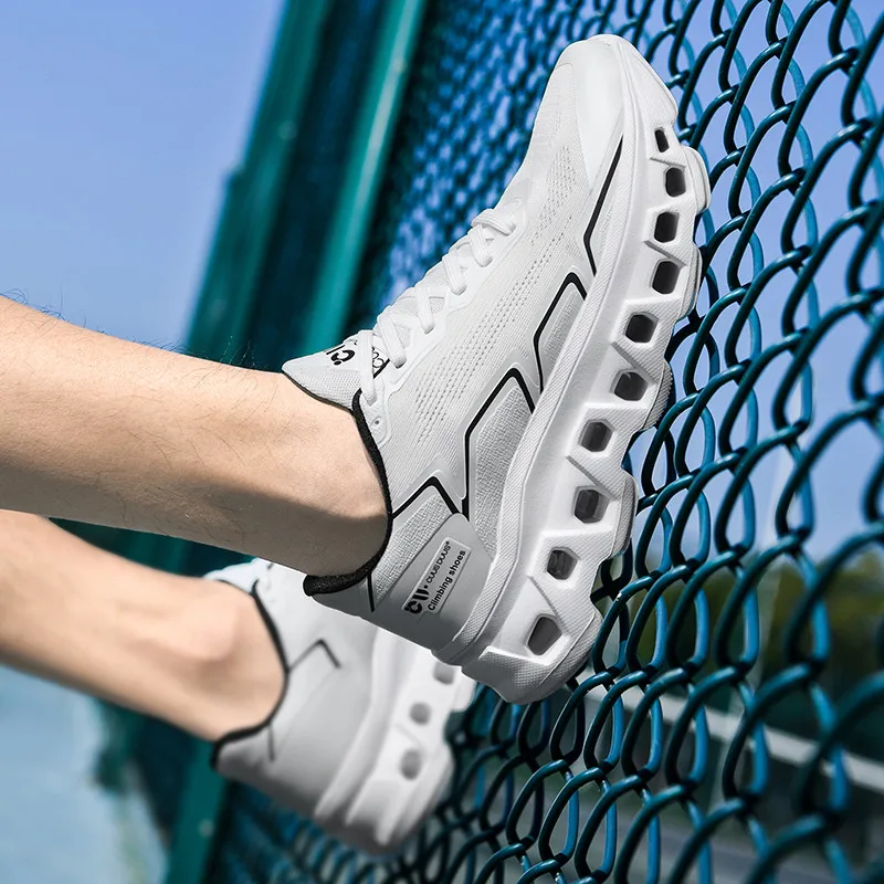 Men's Running Shoes Cushioning Jogging Trainer Race Sneakers Outdoor Breathable Couple Mesh Luxury Shoes Non-Slip Off-road Shoes