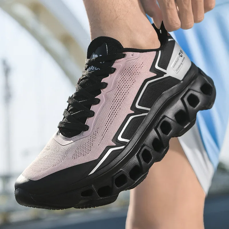 Men's Running Shoes Cushioning Jogging Trainer Race Sneakers Outdoor Breathable Couple Mesh Luxury Shoes Non-Slip Off-road Shoes