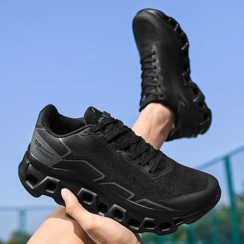 Men's Running Shoes Cushioning Jogging Trainer Race Sneakers Outdoor Breathable Couple Mesh Luxury Shoes Non-Slip Off-road Shoes