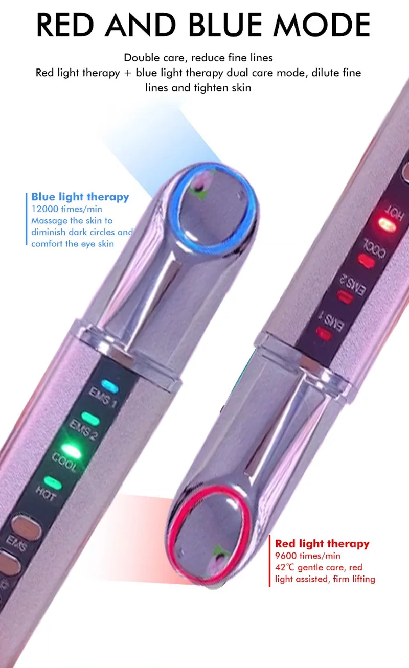 Eye Massager Sound Wave Vibration Lip Electric Muscle Stimulation Skin Lifting Firming Eye Bag Wrinkle Removal Nutrition Input