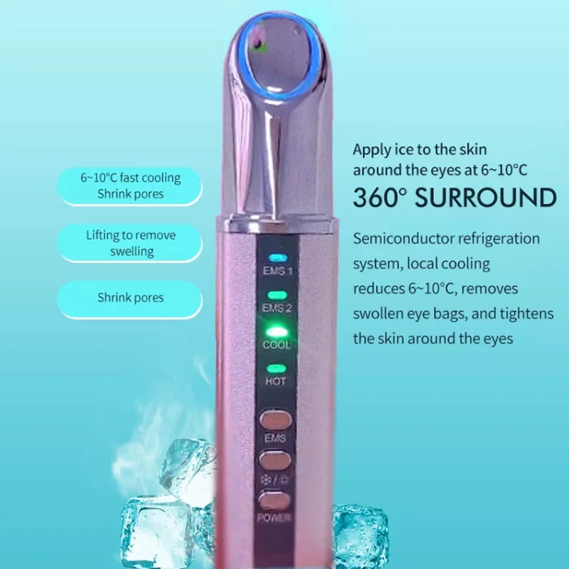 Eye Massager Sound Wave Vibration Lip Electric Muscle Stimulation Skin Lifting Firming Eye Bag Wrinkle Removal Nutrition Input