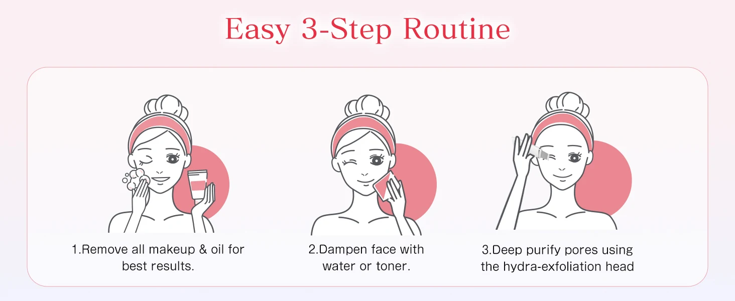 MAXGROOM Ultrasonic Skin Scrubber Peeling Blackhead Remover Deep Face Cleaning Ultrasonic Ion Acne Pore Cleaner Facial Shovel