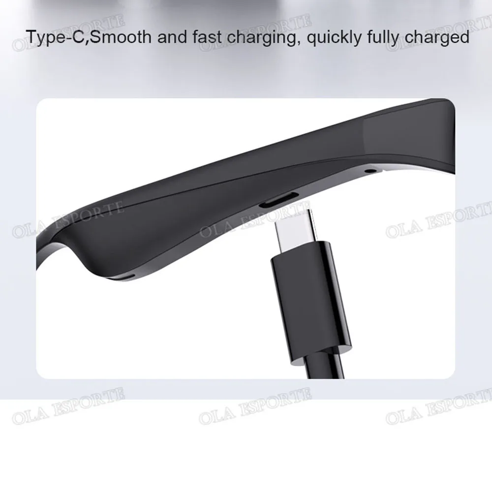 New Camera Control Smart Glasses Music Sunglasses Headphones Wireless Bluetooth Call Headset HIFI Audio glasses For Android HT30