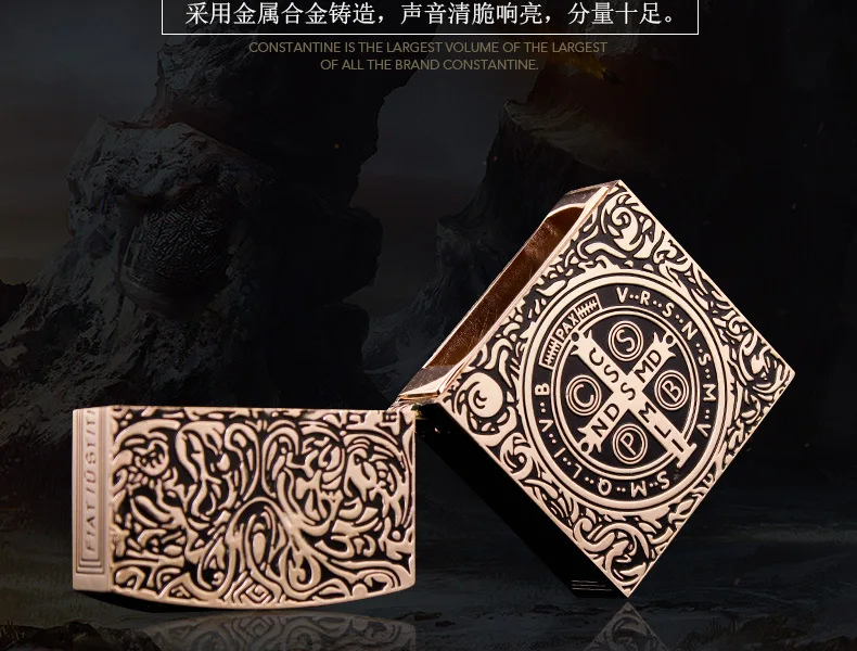 1:1 Limited Edition ZORRO Oversized Kerosen Lighter Metal Personality Constantine Creative Heavy Armor Oversized Lighter Gift