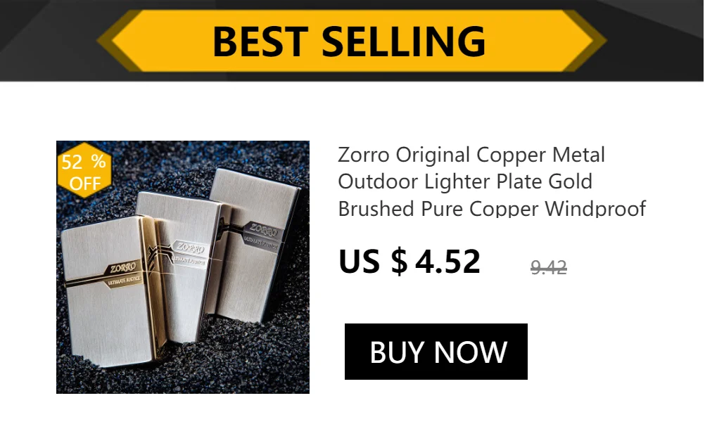 1:1 Limited Edition ZORRO Oversized Kerosen Lighter Metal Personality Constantine Creative Heavy Armor Oversized Lighter Gift
