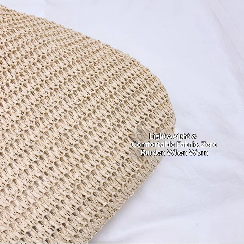 Homefish Rattan Straw Woven Tote Bag For Women Large Capacity Summer Casual Beach Shoulder Handbag