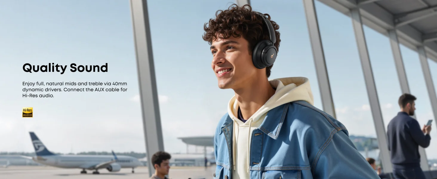 Soundcore by Anker Life Q30 Hybrid Active Noise Cancelling Headphones with Multiple Modes (Refurbished)
