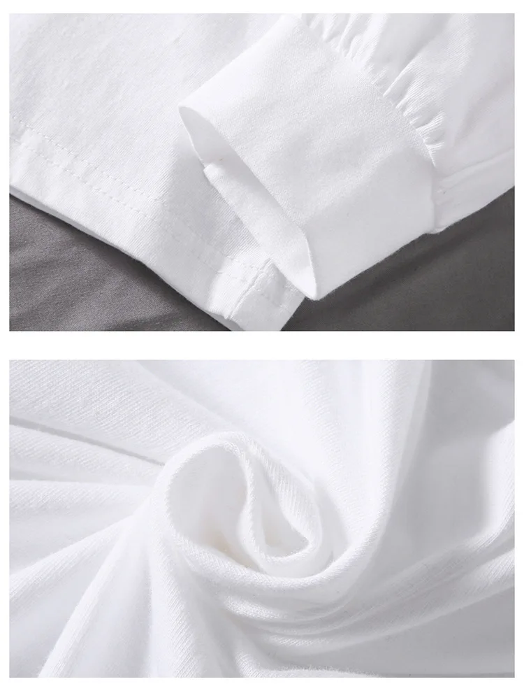 Big Sizes Men Clothes 12XL T Shirt Men Basic 100 Cotton Long Sleeve T-shirt Male Plus Large 10XL Oversized Simples Black Tshirt