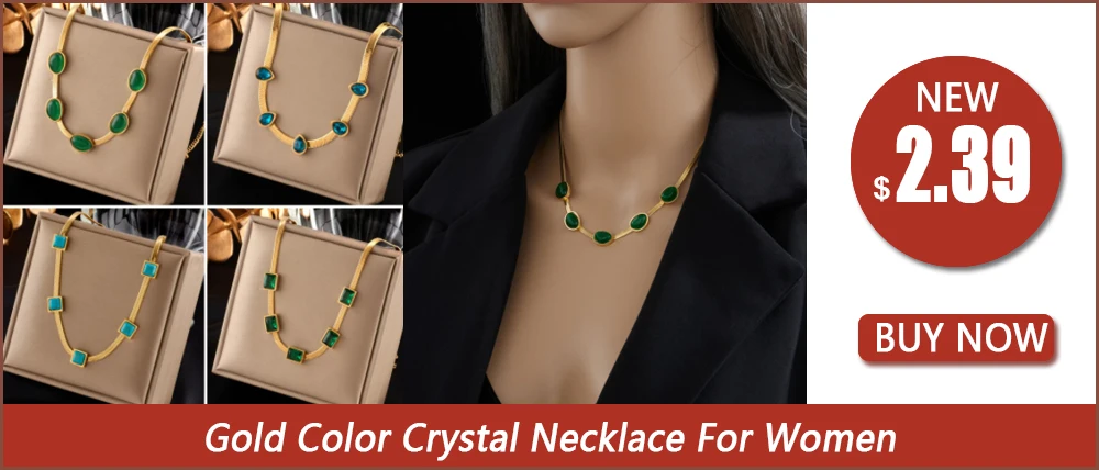 DIEYURO 316L Stainless Steel Butterfly Moon Lock Blue Eyes Pendant Necklace For Women New Multilayer Choker Chain Jewelry Gifts