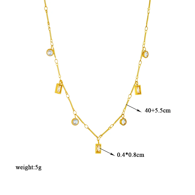 DIEYURO 316L Stainless Steel Butterfly Moon Lock Blue Eyes Pendant Necklace For Women New Multilayer Choker Chain Jewelry Gifts