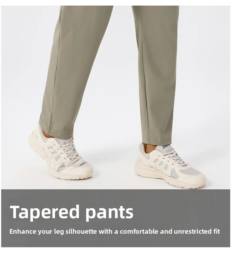 Men's Sport Casual Sweatpants Quick-Drying Breathable for Fitness and Running Outdoor Stretch and Loose-Fitting Training Pants