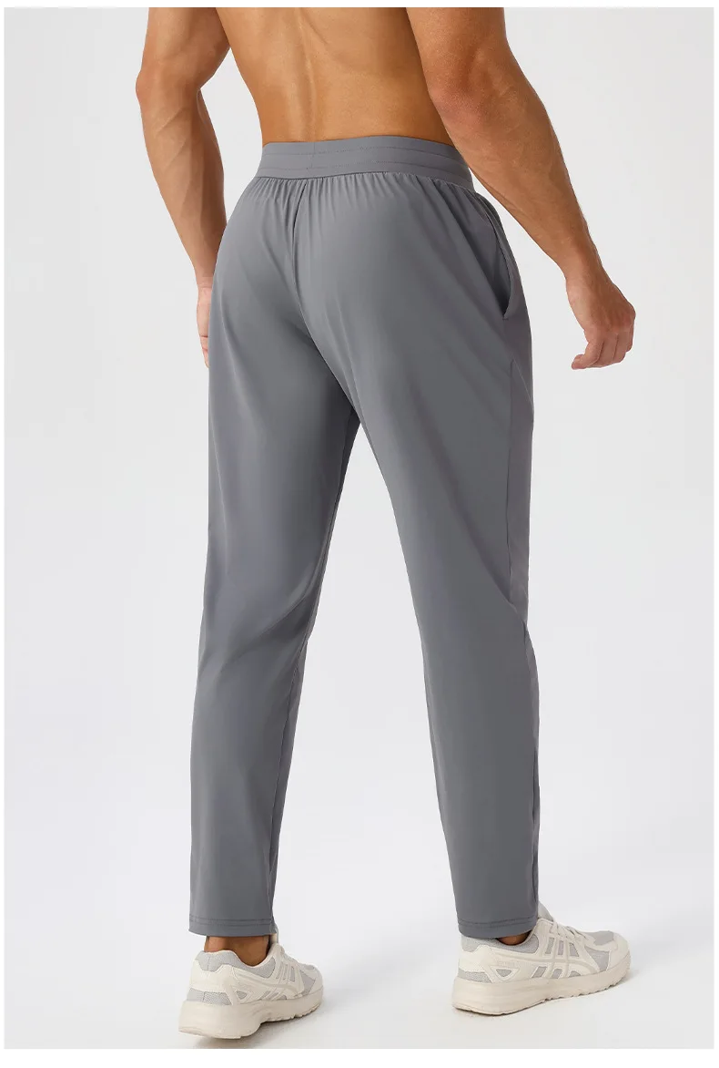 Men's Sport Casual Sweatpants Quick-Drying Breathable for Fitness and Running Outdoor Stretch and Loose-Fitting Training Pants