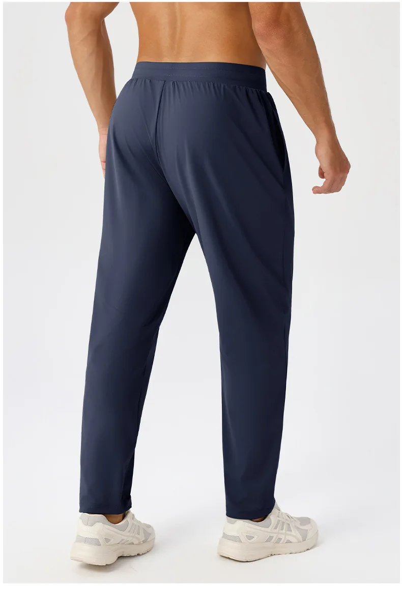 Men's Sport Casual Sweatpants Quick-Drying Breathable for Fitness and Running Outdoor Stretch and Loose-Fitting Training Pants