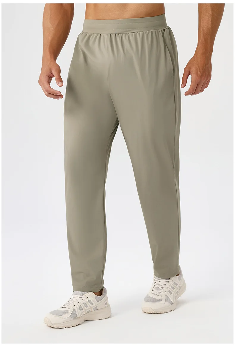 Men's Sport Casual Sweatpants Quick-Drying Breathable for Fitness and Running Outdoor Stretch and Loose-Fitting Training Pants