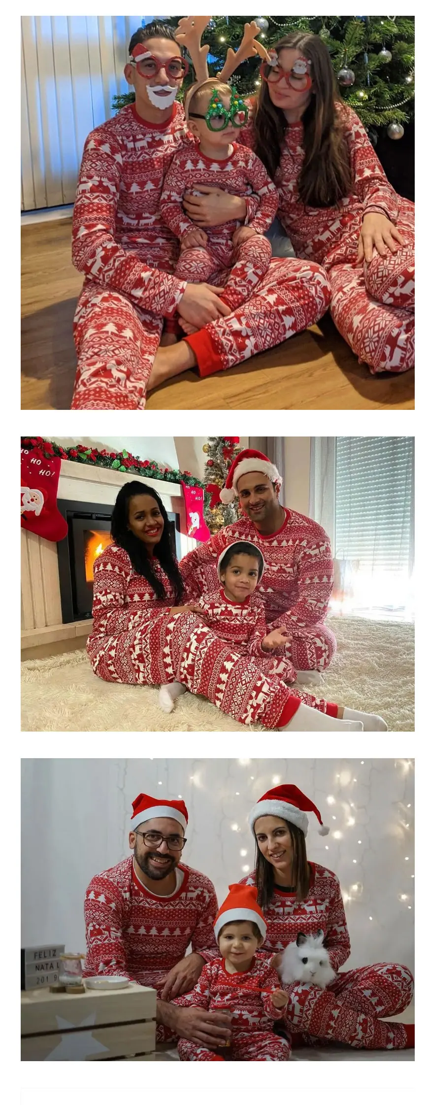 2025 New Family Christmas Pajamas Mom Dad Kids Matching Clothing Set Baby Romper Pjs Soft Loose 2 Pieces Suit Homewear Xmas Look
