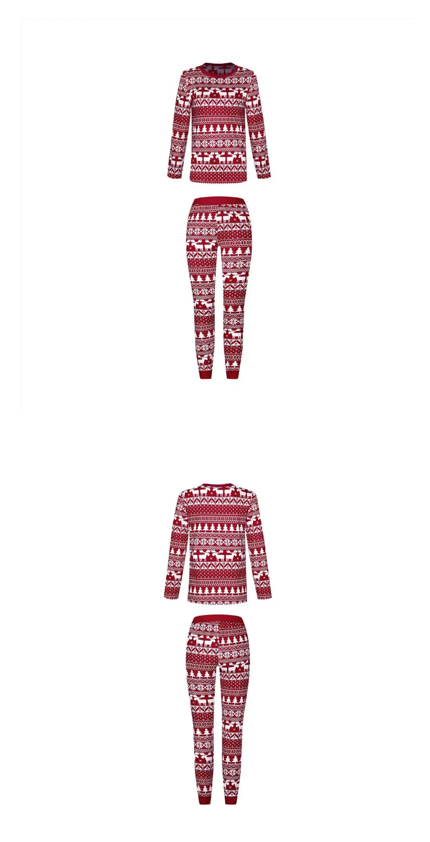 2025 New Family Christmas Pajamas Mom Dad Kids Matching Clothing Set Baby Romper Pjs Soft Loose 2 Pieces Suit Homewear Xmas Look