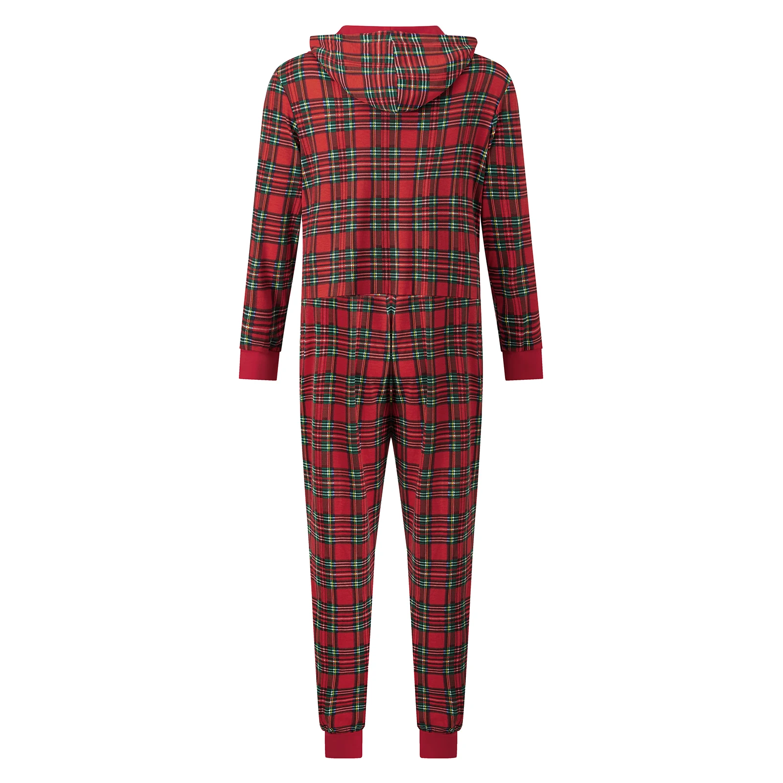 Family Christmas Pajamas Matching Sets Adult And Kids Xmas Red Plaid Button Shirts Tops+Pants Baby Romper Loungewear Pyjamas